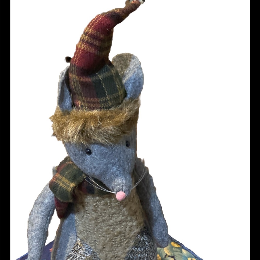 Opossum / Possum Ornament - Faux Fur Realistic Wild Animal